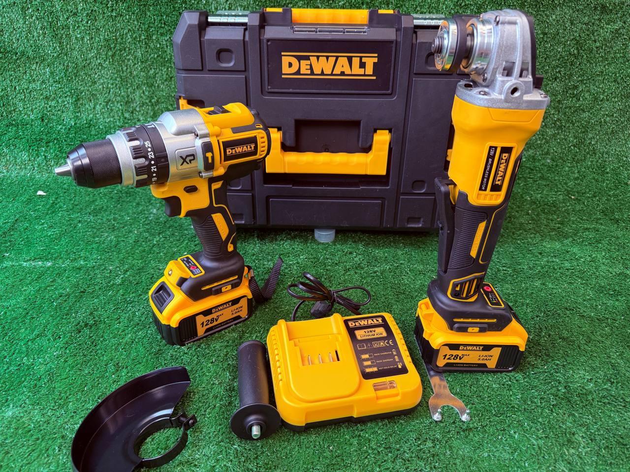 Combo Taladro Y Pulidora Tipo Dewalt 128v