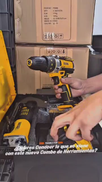 Combo Taladro Y Pulidora Tipo Dewalt 128v